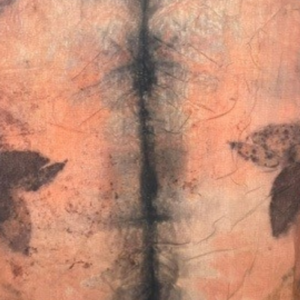 Close-up of a dyed material