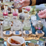 Table of various native ingredients in small jars