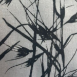 Printed native plant design on tote bag